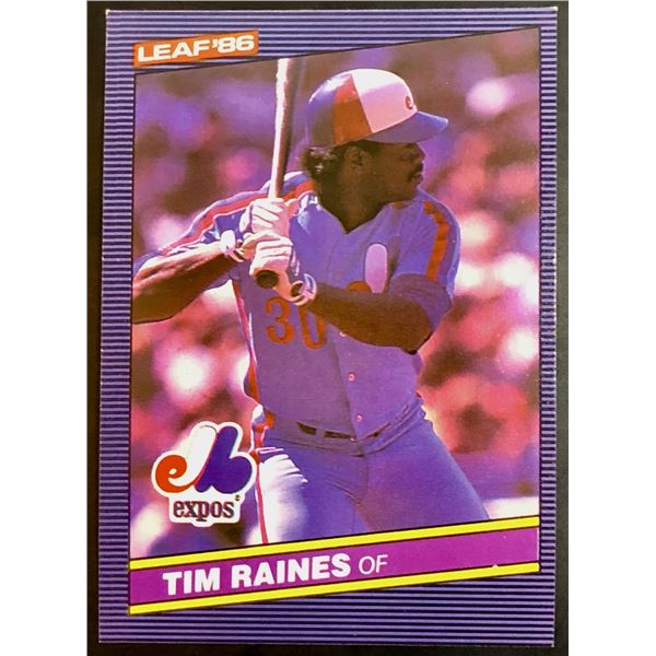 1986 LEAF TIM RAINES (HOF)