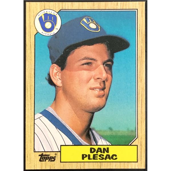 1987 TOPPS DAN PLESAC ROOKIE CARD