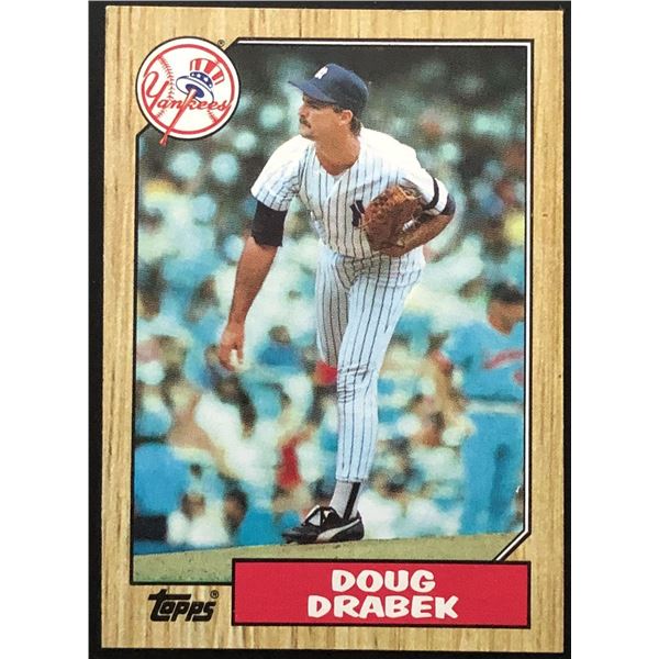 1987 TOPPS DOUG DRABEK ROOKIE CARD