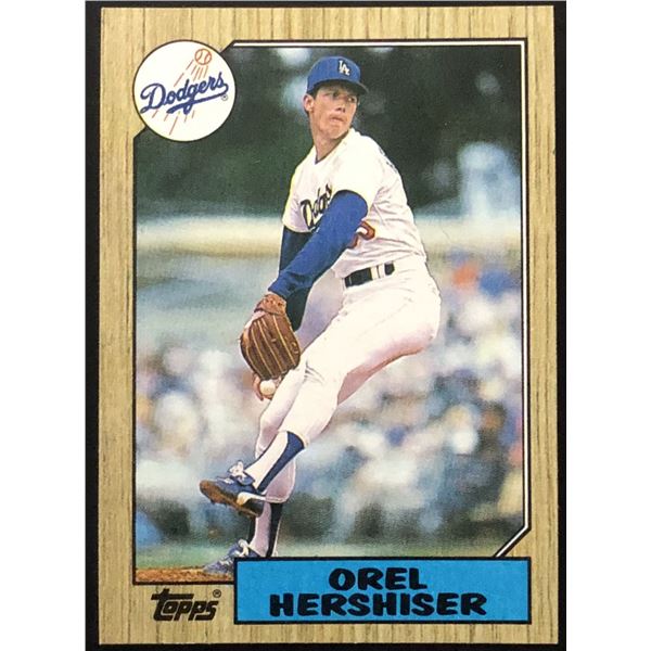 1987 TOPPS OREL HERSHISER (HOF)