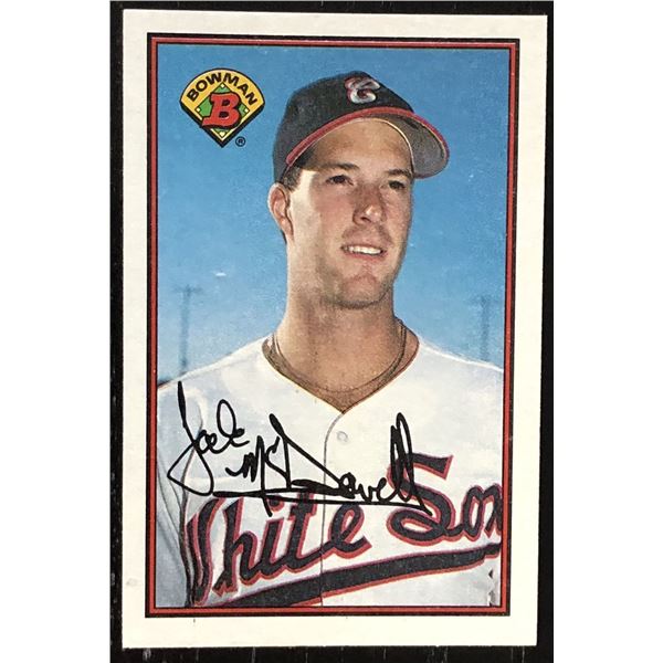 1989 BOWMAN JACK McDOWELL ROOKIE CARD