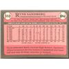 Image 2 : 1989 TOPPS RYNE SANDBERG (HOF)