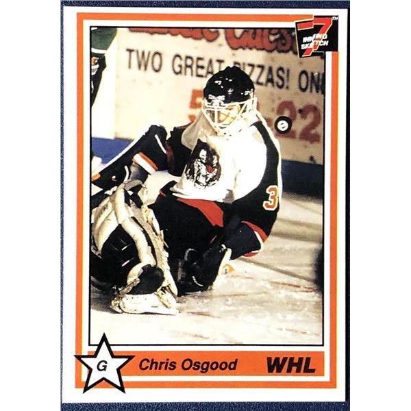 1990 CHRIS OSGOOD JUNIOR CARD