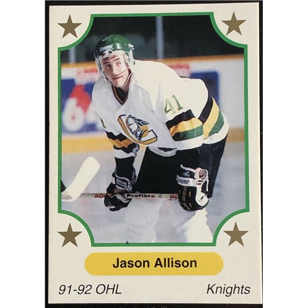 1991-92 CHL JASON ALLISON JUNIOR CARD