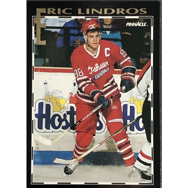1991-92 PINNACLE ERIC LINDROS (HOF)
