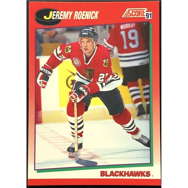 1991-92 SCORE JEREMY ROENICK (HOF) ROOKIE CARD