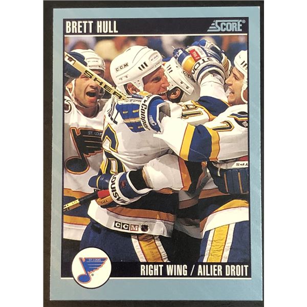 1992-93 SCORE BRETT HULL (HOF)