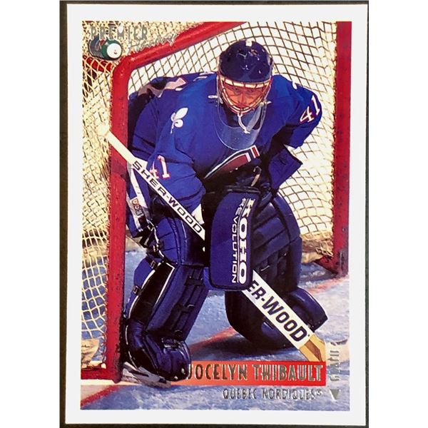 1994-95 O-PEE-CHEE PREMIER JOCELYN THIBAULT ROOKIE CARD