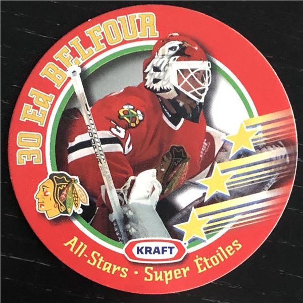 1995-96 KRAFT ED BELFOUR (HOF)