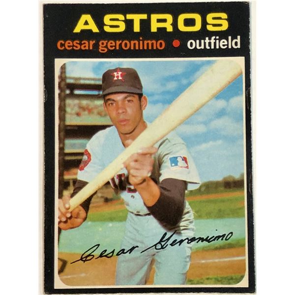 1971 O-PEE-CHEE CESAR GERONIMO ROOKIE CARD