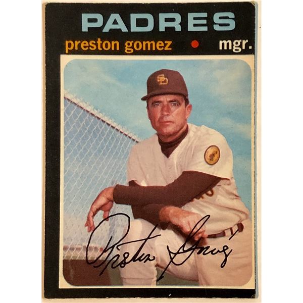 1971 O-PEE-CHEE HI-NUMBER PRESTON GOMEZ