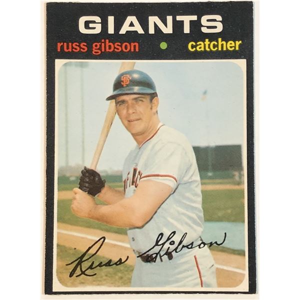 1971 O-PEE-CHEE HI-NUMBER RUSS GIBSON