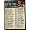 Image 1 : 1971 TOPPS 4th SERIES CHECKLIST - VARIATION