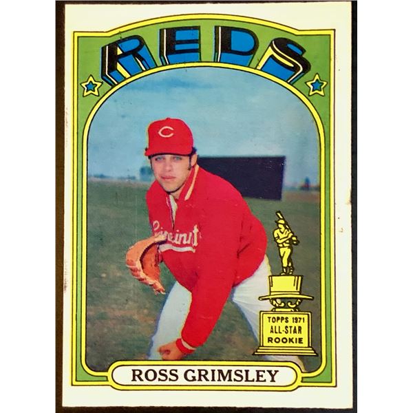 1972 O-PEE-CHEE ROSS GRIMSLEY ROOKIE CARD