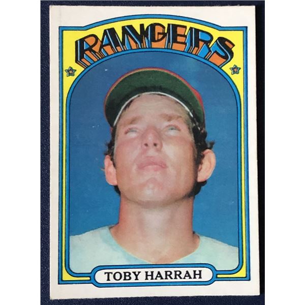 1972 O-PEE-CHEE TOBY HARRAH ROOKIE CARD
