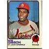 Image 1 : 1973 O-PEE-CHEE BOB GIBSON (HOF)