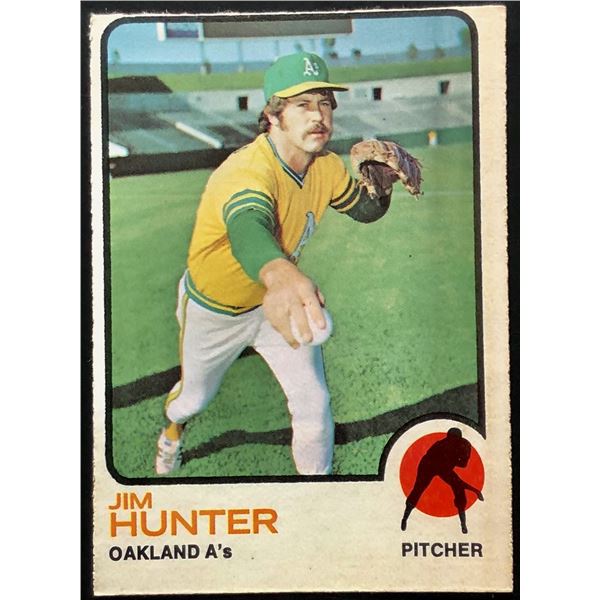 1973 O-PEE-CHEE JIM 'CATFISH' HUNTER (HOF)