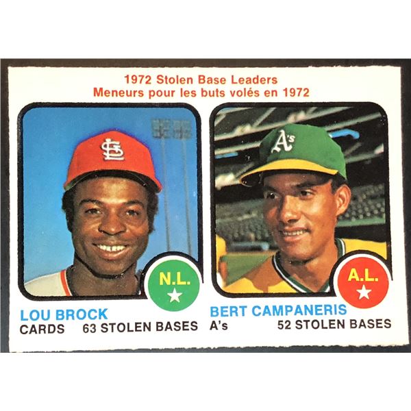 1973 O-PEE-CHEE LOU BROCK (HOF)