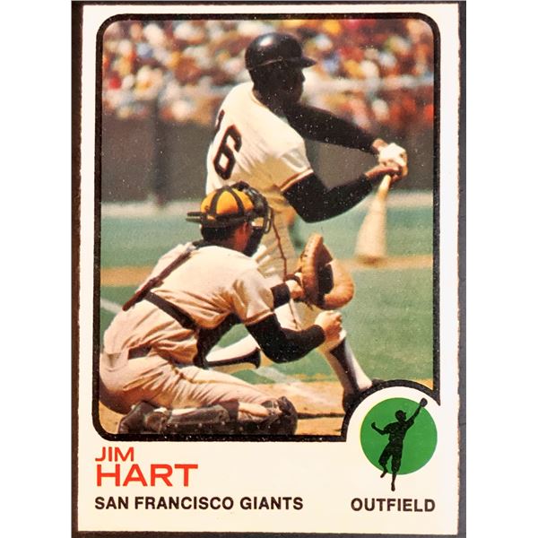 1973 TOPPS JIM HART