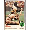 Image 1 : 1973 TOPPS JIM HART