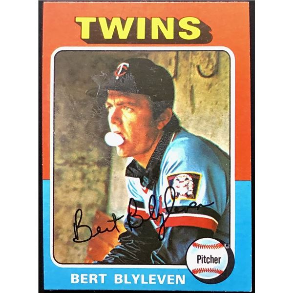 1975 TOPPS MINI BERT BLYLEVEN (HOF)
