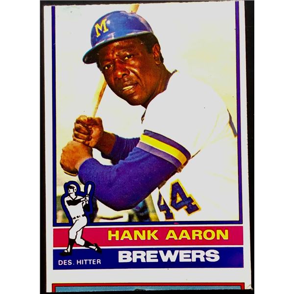 1976 O-PEE-CHEE HANK AARON (HOF)