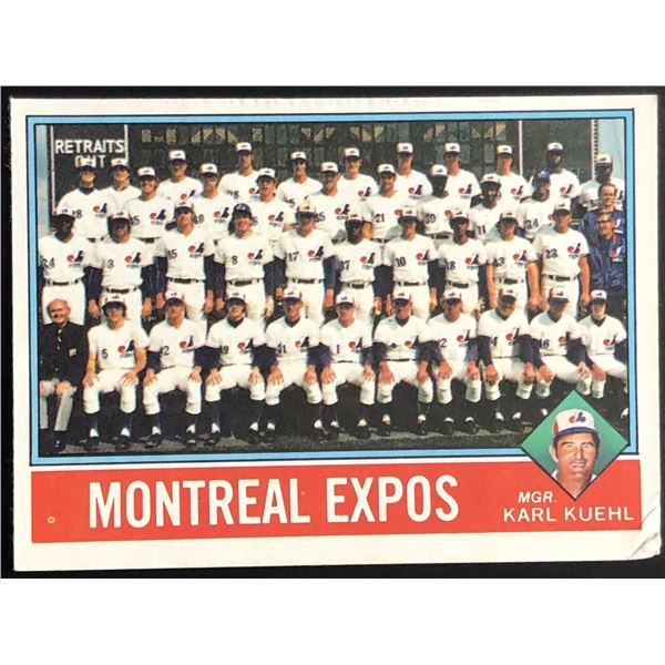 1976 O-PEE-CHEE MONTREAL EXPOS