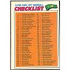 Image 1 : 1977 O-PEE-CHEE CHECKLIST
