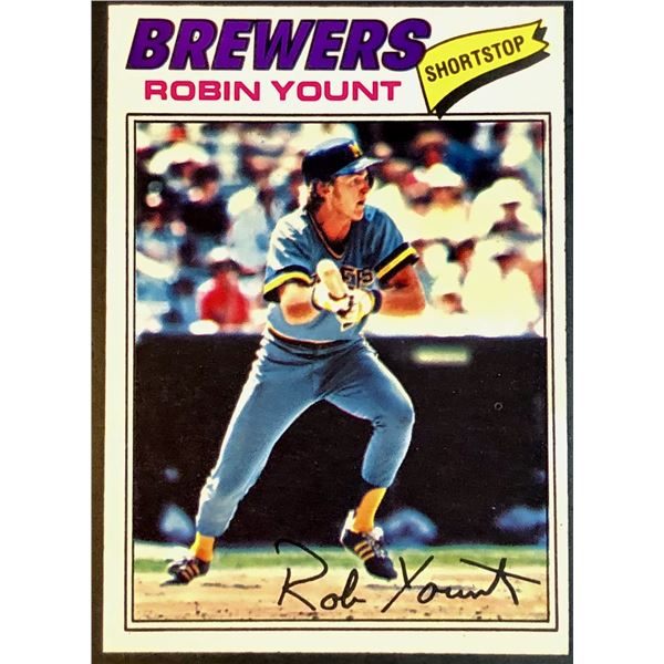 1977 O-PEE-CHEE ROBIN YOUNT (HOF)