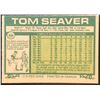 Image 2 : 1977 O-PEE-CHEE TOM SEAVER (HOF)