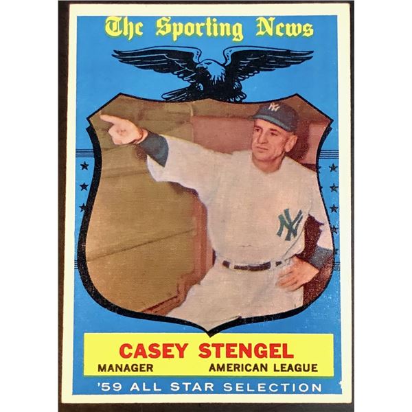 1959 TOPPS CASEY STENGEL (HOF)