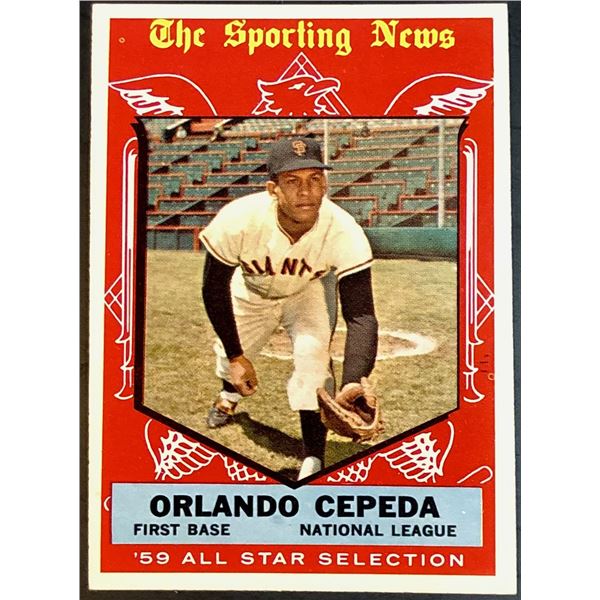1959 TOPPS ORLANDO CEPEDA (HOF)