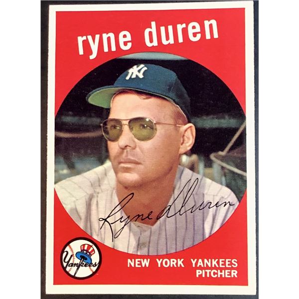 1959 TOPPS RYNE DUREN