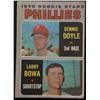Image 1 : 1970 O-PEE-CHEE LARRY BOWA ROOKIE CARD
