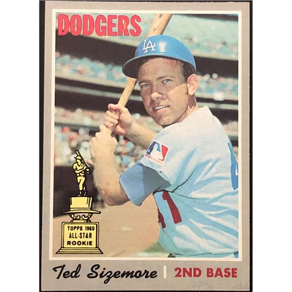 1970 TOPPS TED SIZEMORE ROOKIE CARD