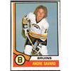 Image 1 : 1974-75 O-PEE-CHEE ANDRE SAVARD ROOKIE CARD