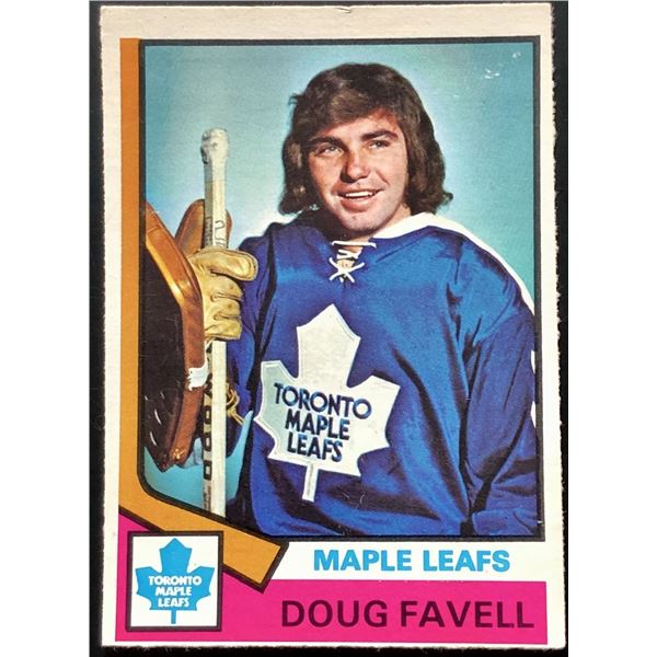 1974-75 O-PEE-CHEE DOUG FAVELL