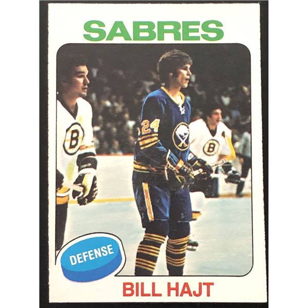 1975-76 O-PEE-CHEE BILL HAJT ROOKIE CARD
