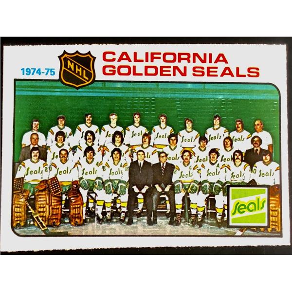 1975-76 O-PEE-CHEE CALIFORNIA GOLDEN SEALS