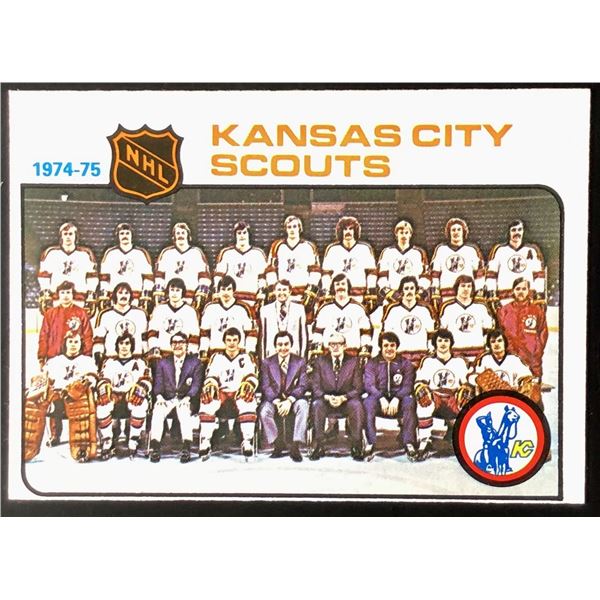 1975-76 O-PEE-CHEE KANSAS CITY SCOUTS