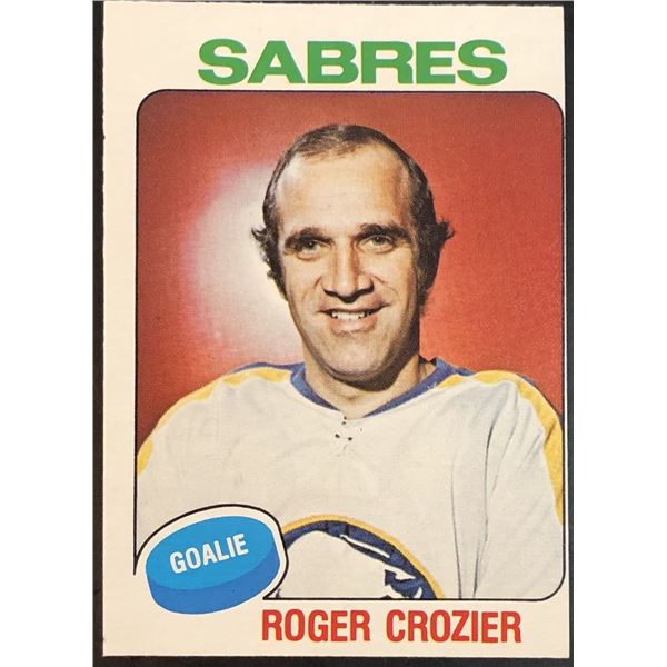 1975-76 O-PEE-CHEE ROGER CROZIER (HOF)