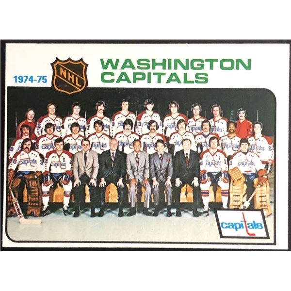 1975-76 O-PEE-CHEE WASHINGTON CAPITALS