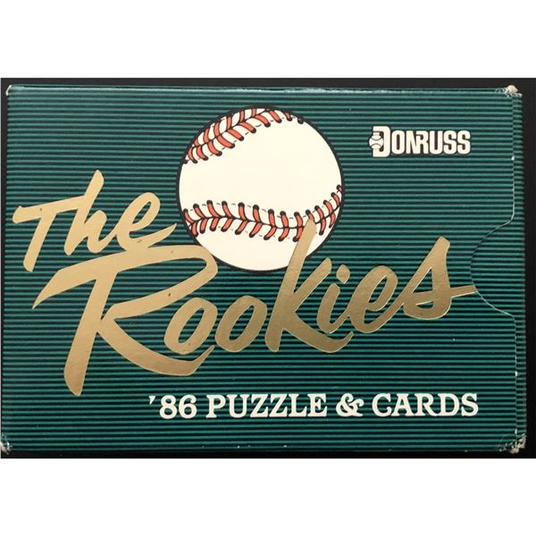 1986 DONRUSS BASEBALL 'THE ROOKIES' BOX SET