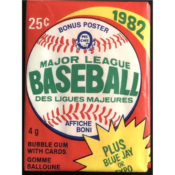 1982 O-PEE-CHEE BASEBALL WAX PACK