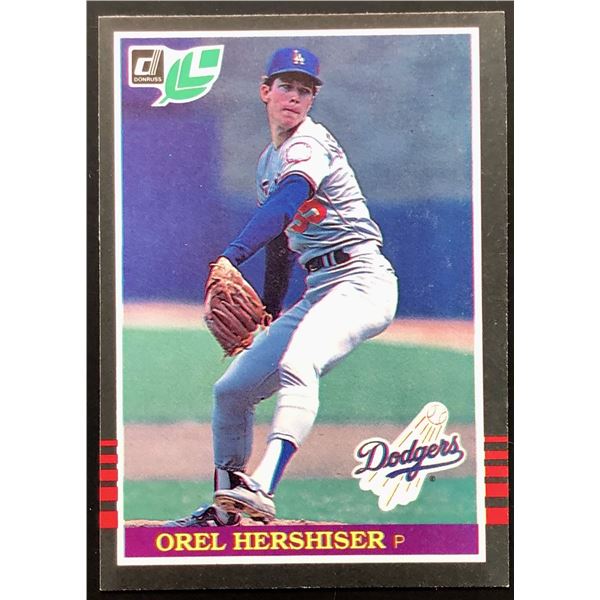 1985 LEAF OREL HERSHISER (HOF) ROOKIE CARD