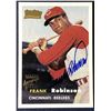 Image 1 : 2001 TOPPS HERITAGE FRANK ROBINSON (HOF) AUTOGRAPH