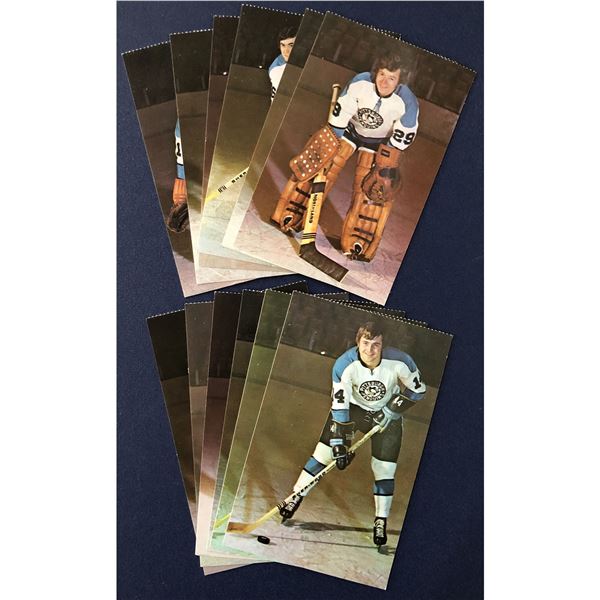 1972 PITTSBURGH PENGUINS J.D. McCARTHY POSTCARD SET (12)
