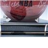 Image 7 : 1995 Miami Heat Team-Signed Spalding NBA Basketball with Display Case & COA