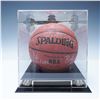 Image 8 : 1995 Miami Heat Team-Signed Spalding NBA Basketball with Display Case & COA