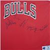 Image 2 : Chicago Bulls Practice Jersey, Signed by Starting Five, COA